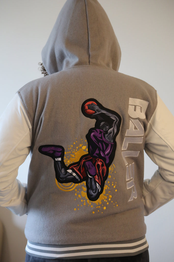 BE The Goat/Baller    Wool/Leather Jackets with Hood