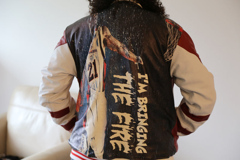 BE THE GOAT LEATHER JACKET