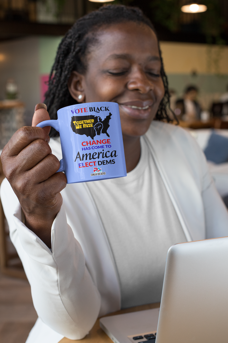 VOTE BLACK & ELECT DEMS-COFFEE MUGS