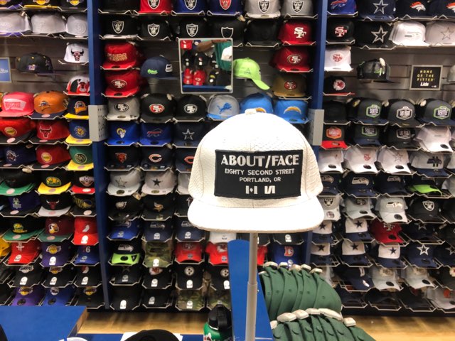 PROPERTY of AMERICA...ABOUT FACE SKIN HATS