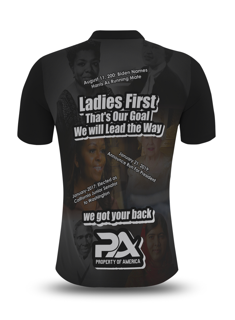 Introducing VP Kamala Polo Black Shirt