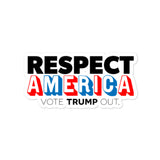 Respect America Die-Cut Sticker