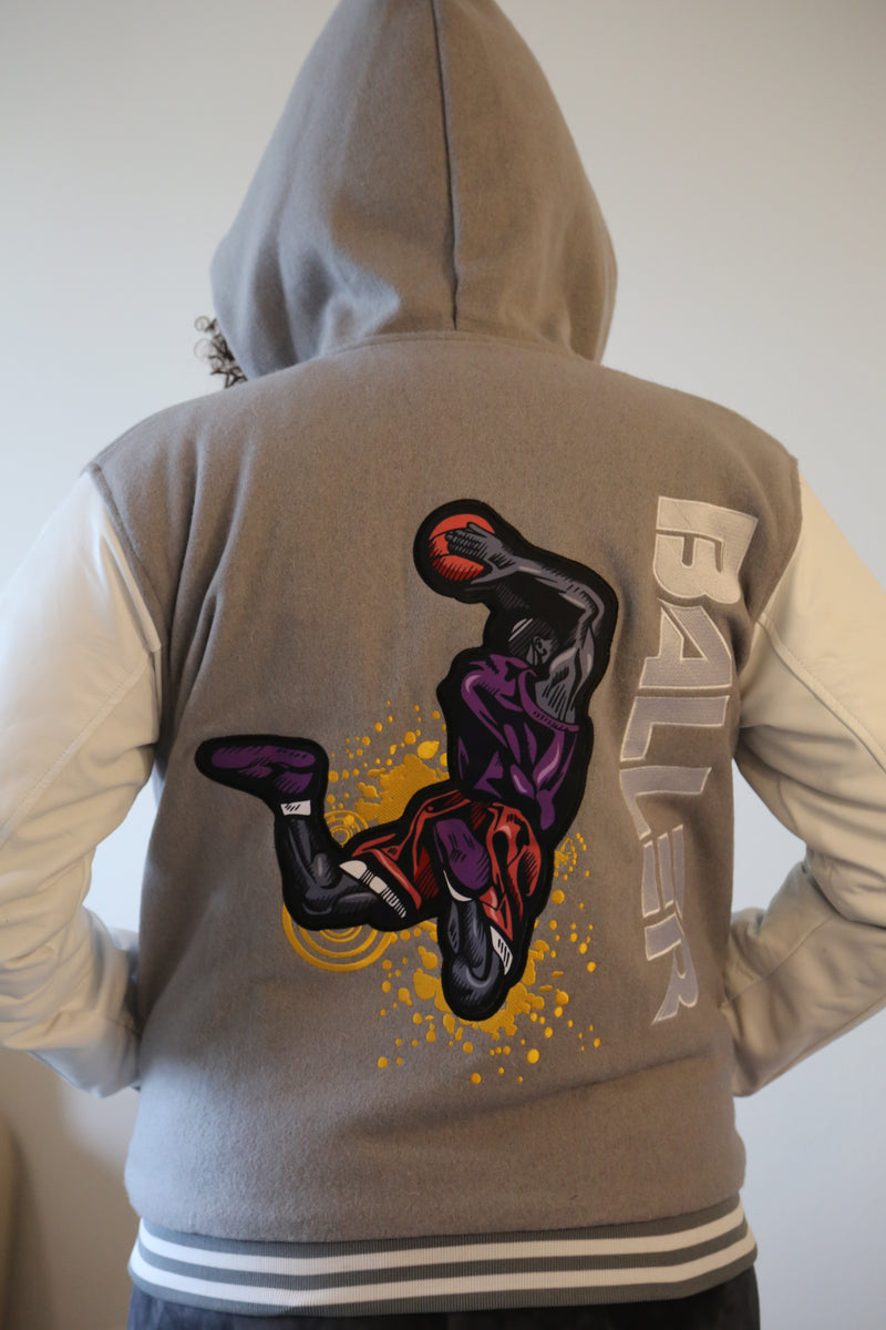 BE The Goat/Baller    Wool/Leather Jackets with Hood