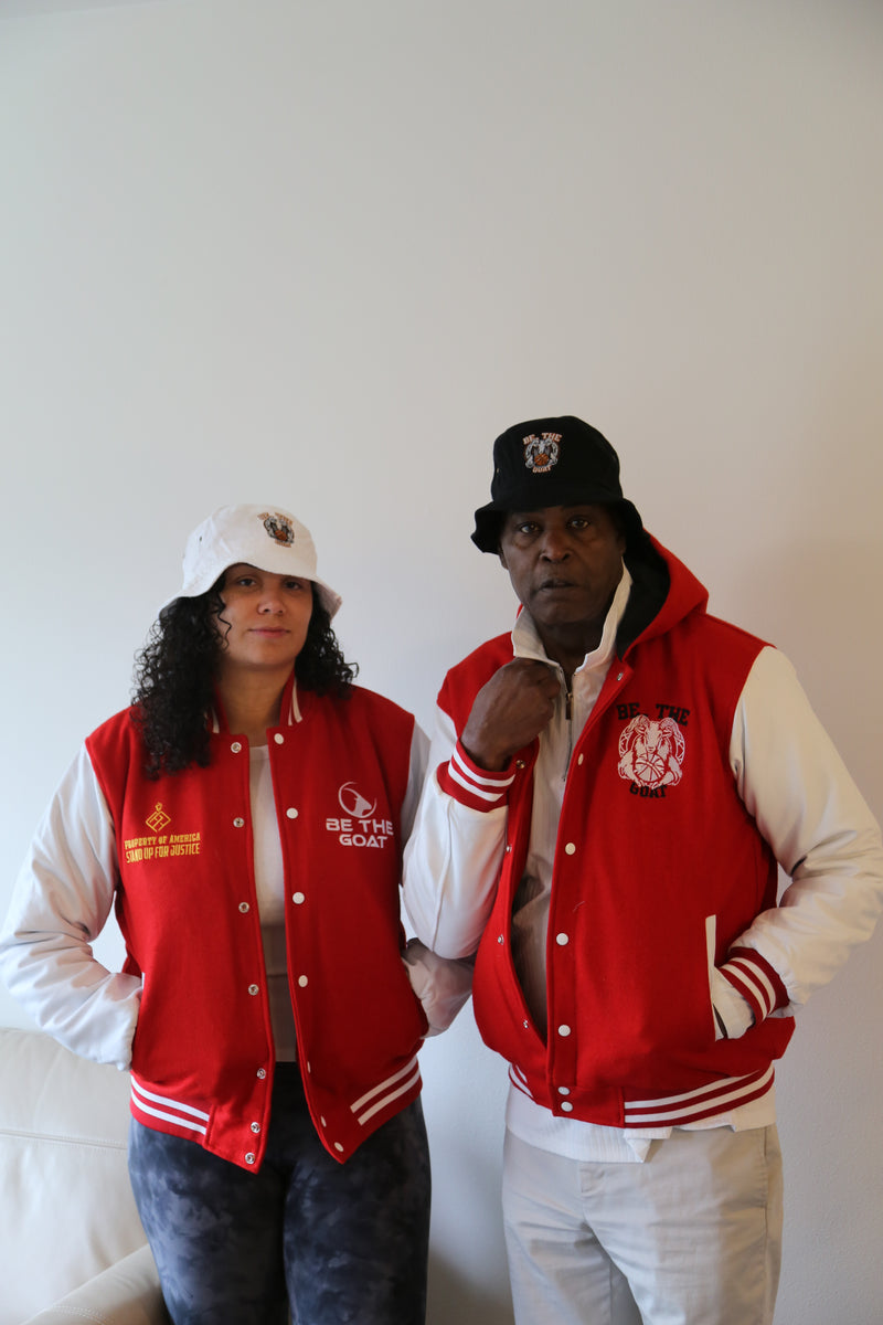 BE The Goat/Baller Wool/Leather Jackets with Hood