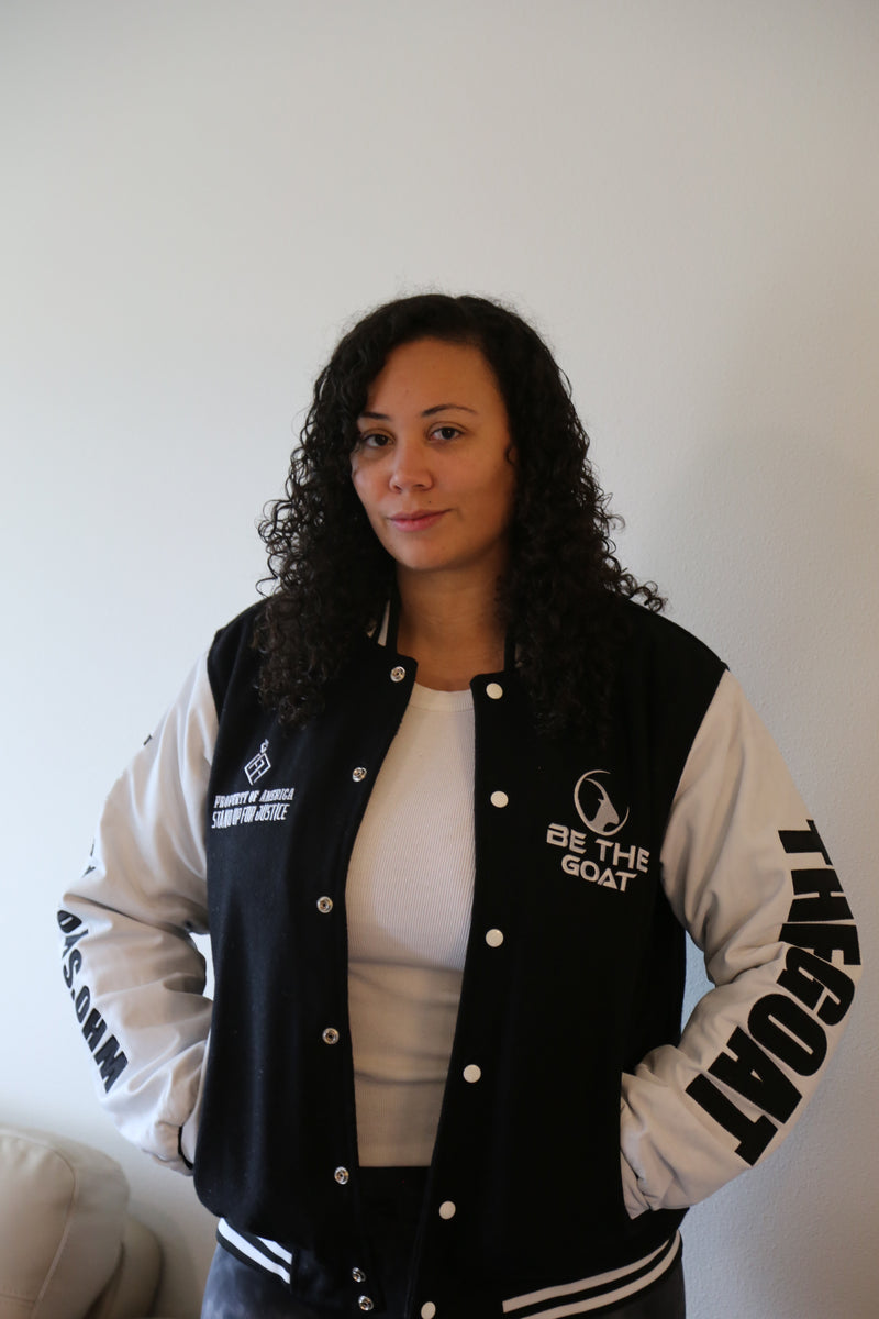 BE THE GOAT LEATHER JACKET