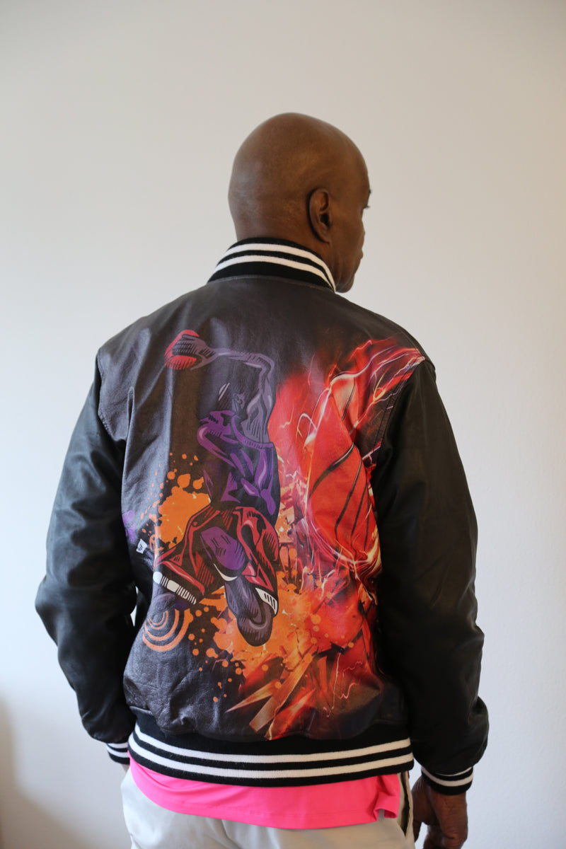 BE THE GOAT LEATHER JACKET