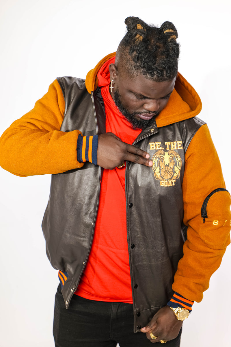 BE THE GOAT/ LEATHER JACKET