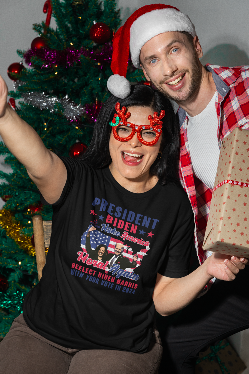 Biden Hoodie President Biden Make America Moral Again T-shirt- Unisex