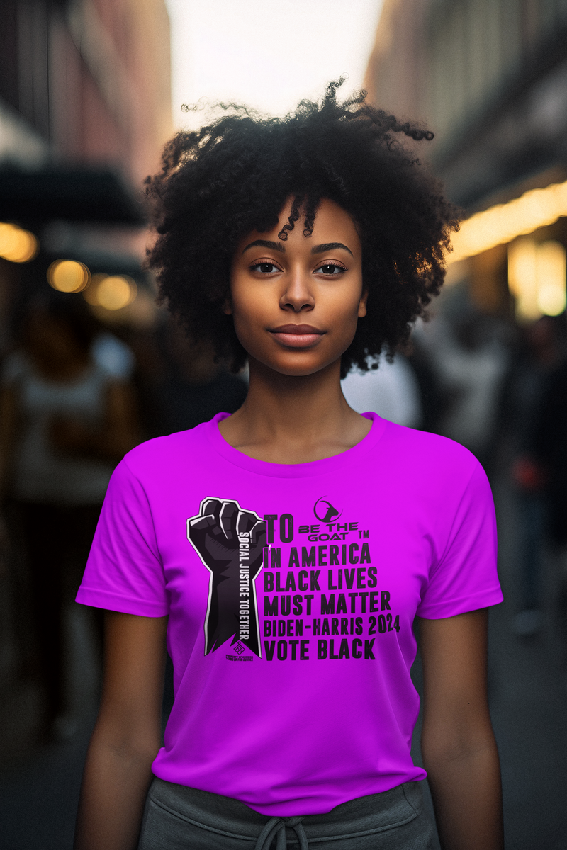 TO BE THE GOAT IN AMERICA/BLACK LIVES MUST MATTER