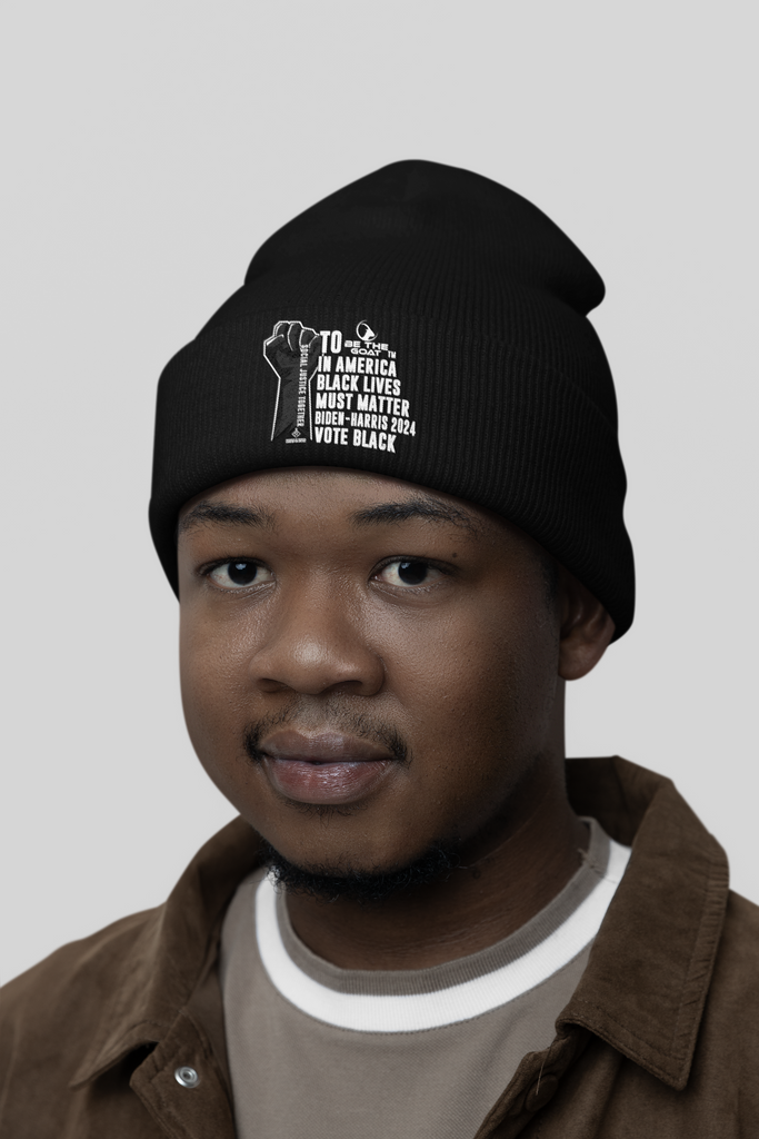 FOR U.S. TO BE THE GOAT/BLACK LIVES MUST MATTER - Beanie Hats