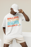Basketball T-Shirt Baller Use Fire And Desire And Dedication To Be The Goat Unisex Shirt