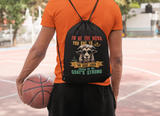 Basketball Bag TO BE THE BOSS/YOU GOT TO BE THE GOAT Drawstring Backpack