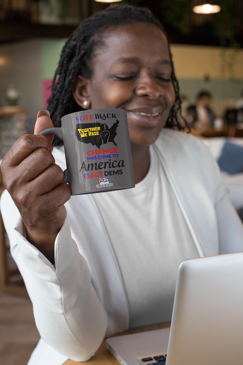 VOTE BLACK & ELECT DEMS-COFFEE MUGS