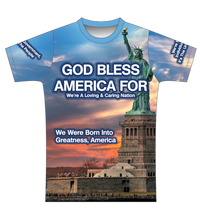 Load image into Gallery viewer, Property of America...God Bless America For, Jersey t-shirt