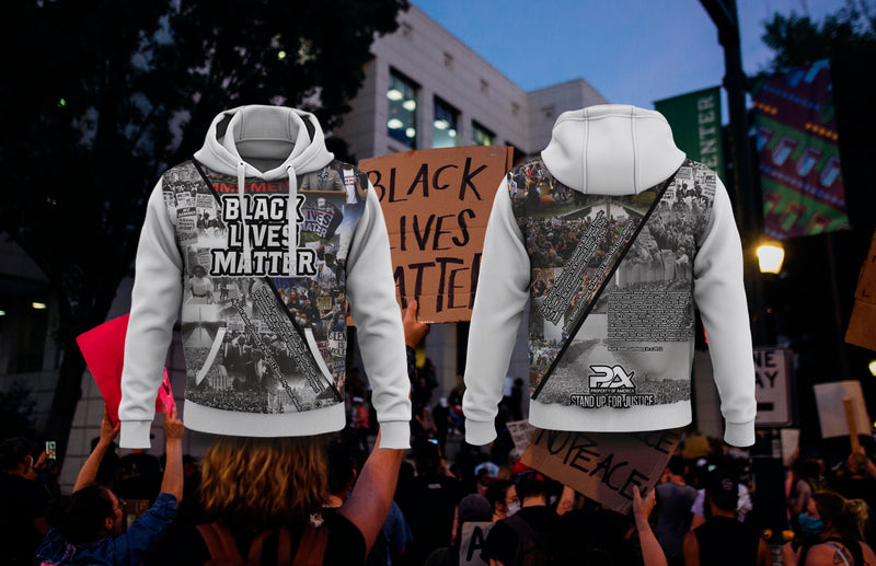 White Black Lives Matter Hoodie
