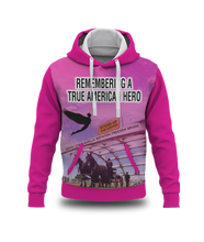 Load image into Gallery viewer, Remembering John Lewis - A True American Hero Sublimated Pink Sweatshirt