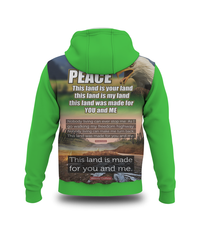 Stand up for Justice Green Hoodie