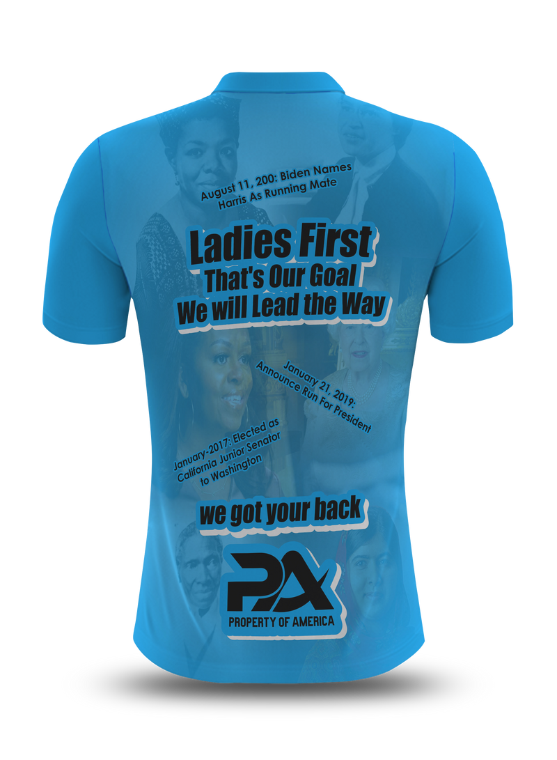 Introducing VP Kamala Polo Blue Shirt