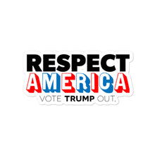 Load image into Gallery viewer, Respect America Die-Cut Sticker