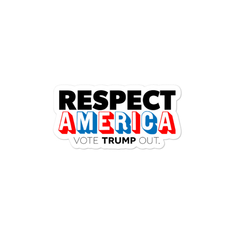 Respect America Die-Cut Sticker