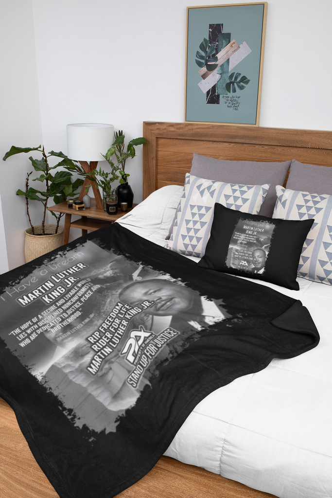 Dr. MLK "FREEDOM IS NOT FREE" THROW BLANKET