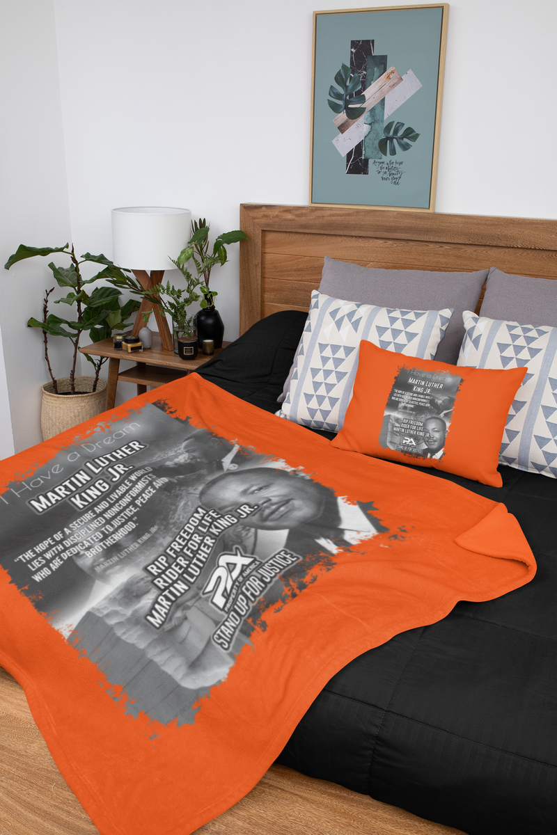 Dr. MLK "FREEDOM IS NOT FREE" THROW BLANKET