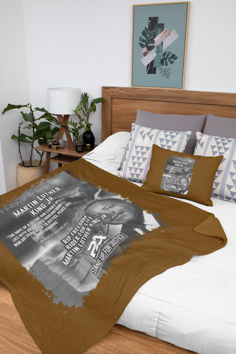 Dr. MLK "FREEDOM IS NOT FREE" THROW BLANKET