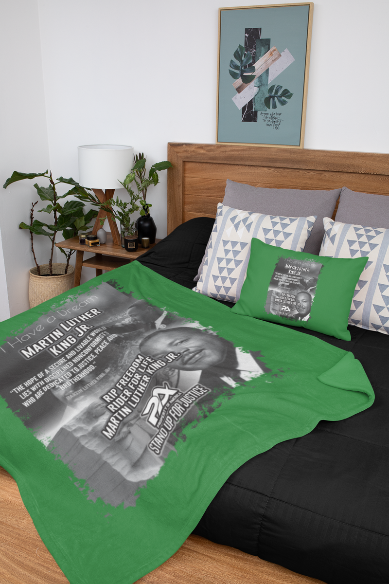Dr. MLK "FREEDOM IS NOT FREE" THROW BLANKET
