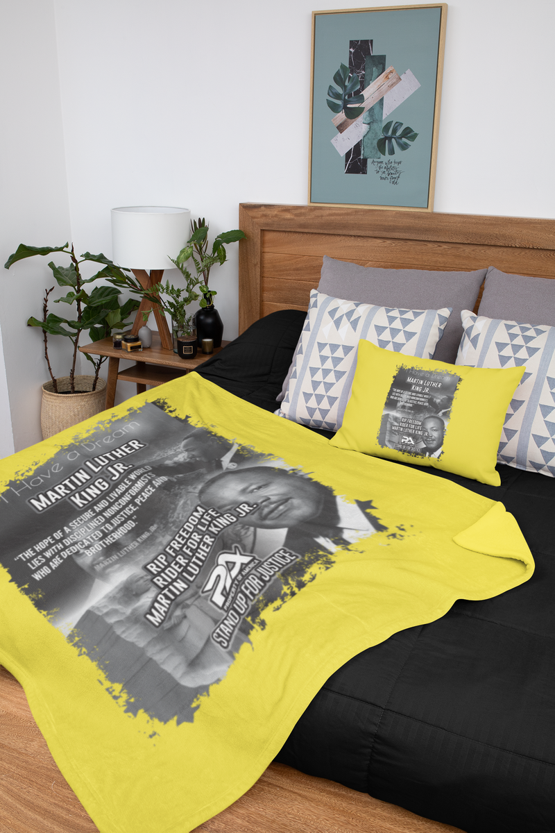Dr. MLK "FREEDOM IS NOT FREE" THROW BLANKET