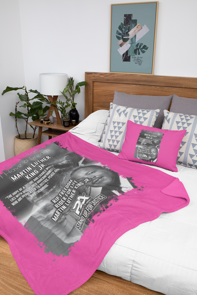 Dr. MLK "FREEDOM IS NOT FREE" THROW BLANKET