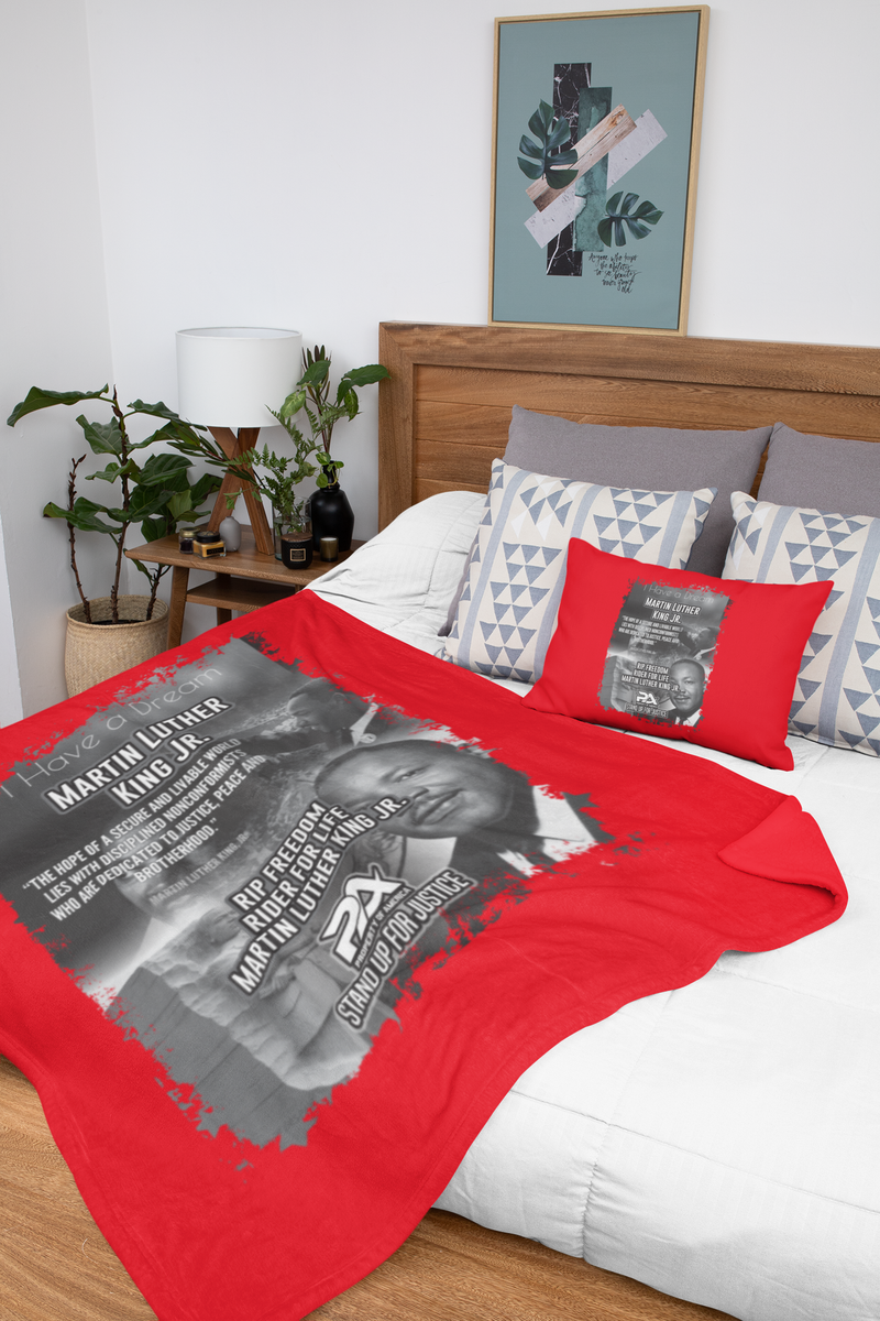 Dr. MLK "FREEDOM IS NOT FREE" THROW BLANKET