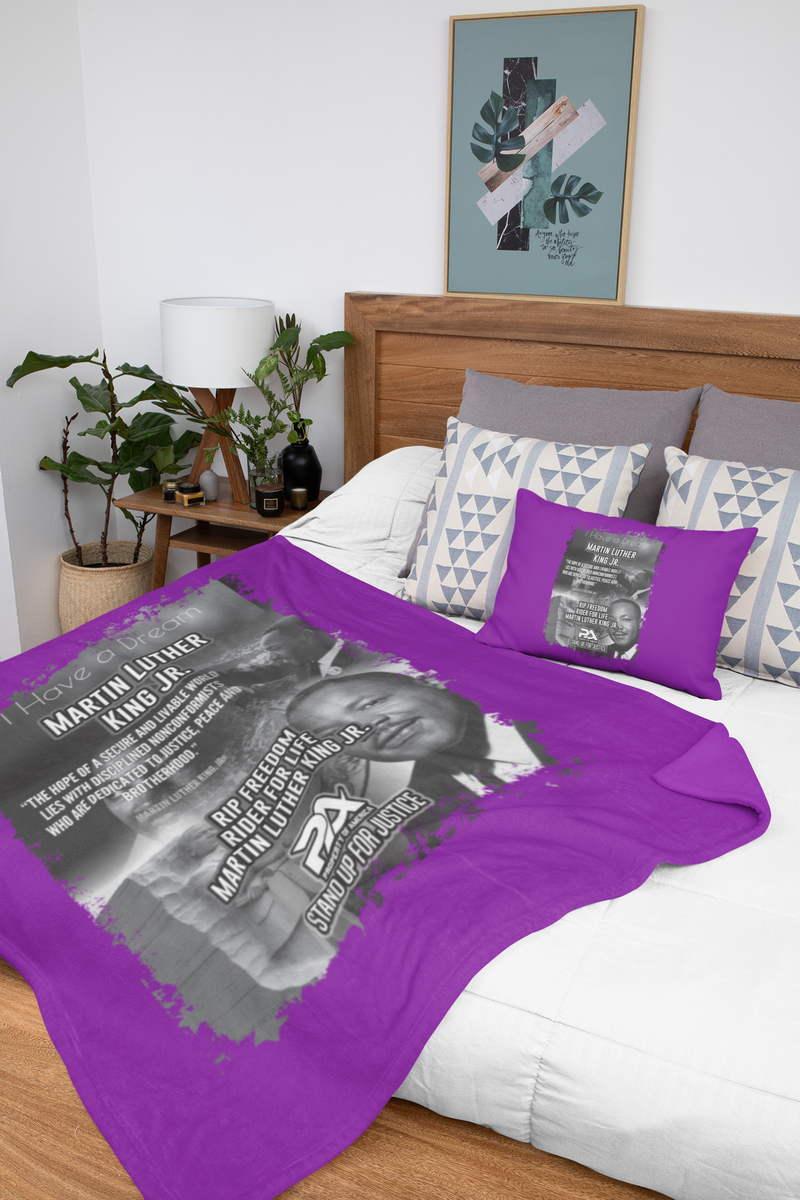 Dr. MLK "FREEDOM IS NOT FREE" THROW BLANKET