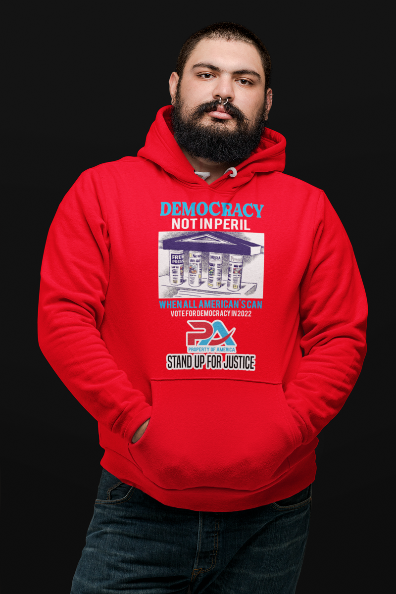 DEMOCRACY NOT IN PERIL/VOTE FOR DEMOCRACY