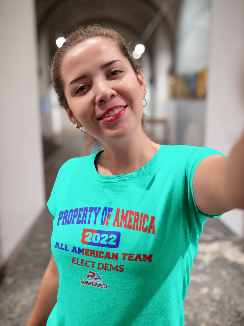 PROPERTY of AMERICA-Vote Dems ALL AMERICAN TEAM