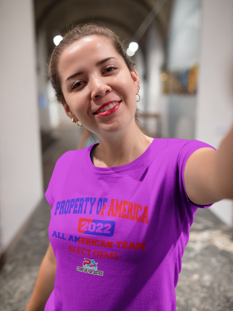 PROPERTY of AMERICA-Vote Dems ALL AMERICAN TEAM