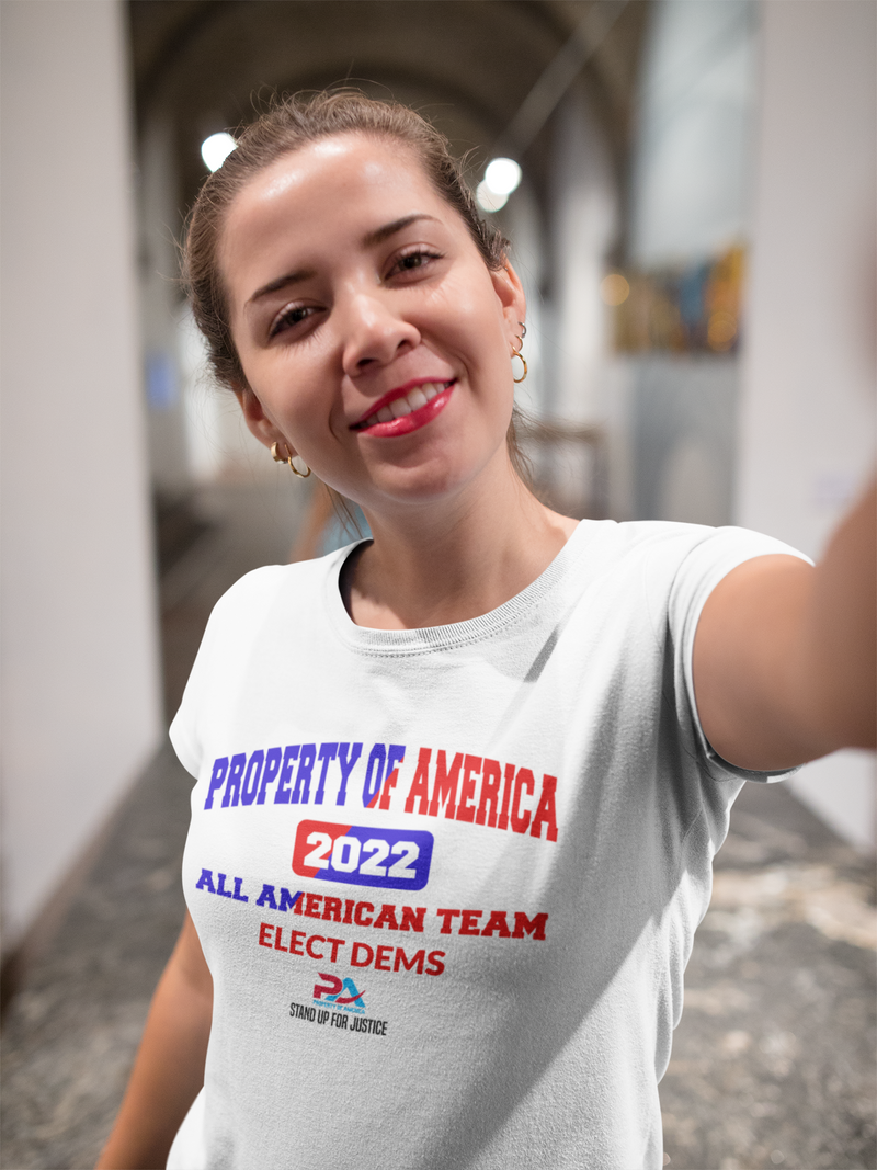 PROPERTY of AMERICA-Vote Dems ALL AMERICAN TEAM