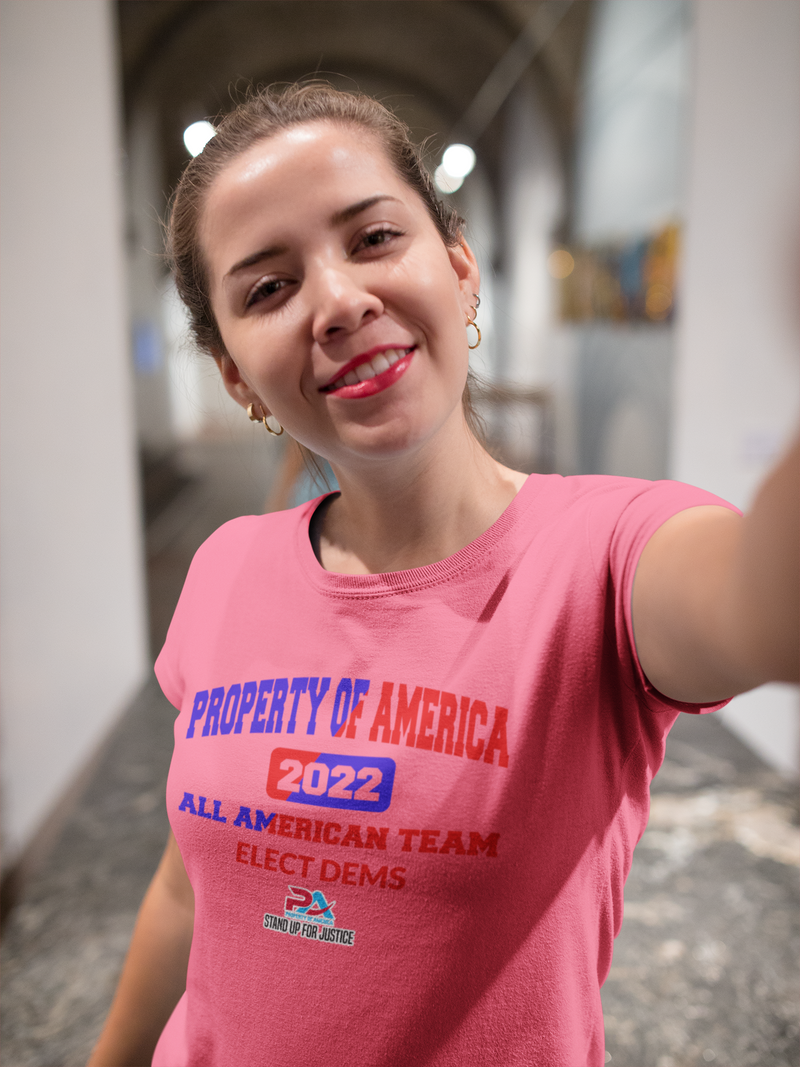 PROPERTY of AMERICA-Vote Dems ALL AMERICAN TEAM