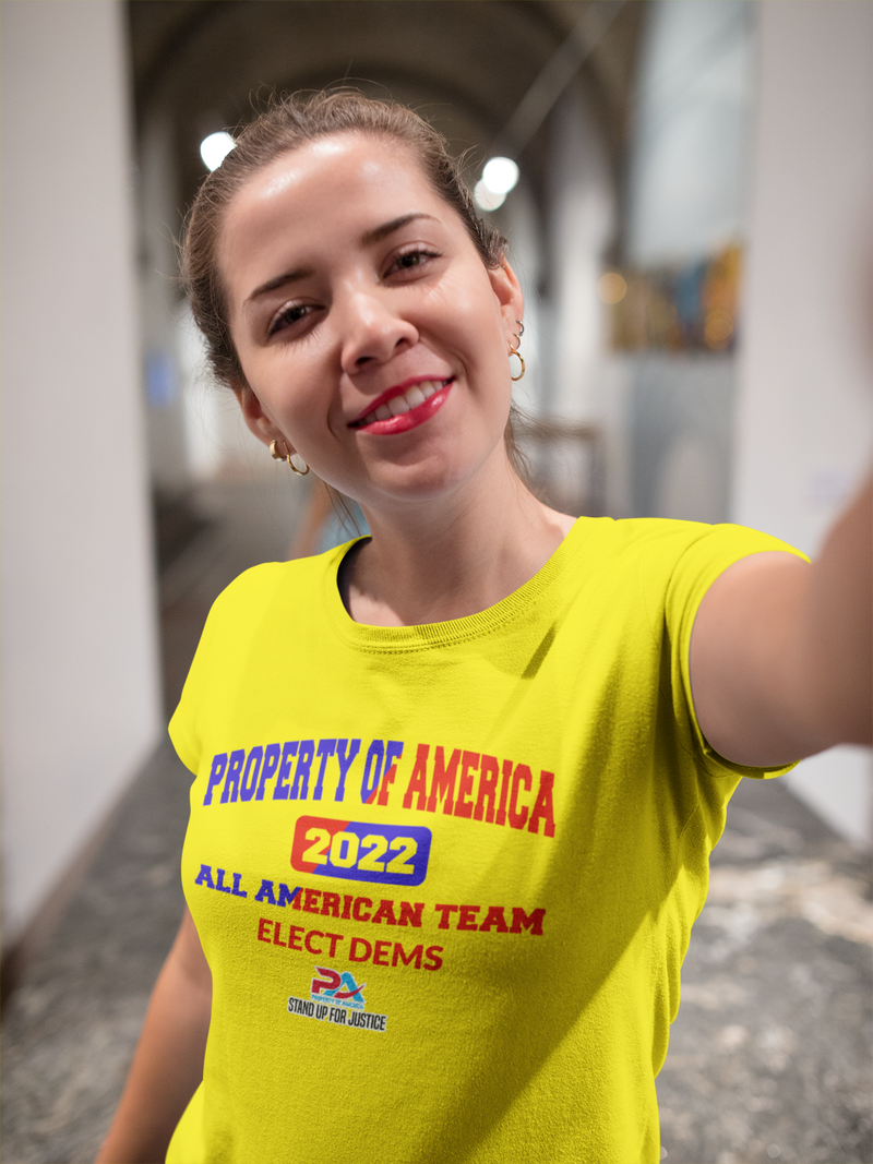 PROPERTY of AMERICA-Vote Dems ALL AMERICAN TEAM