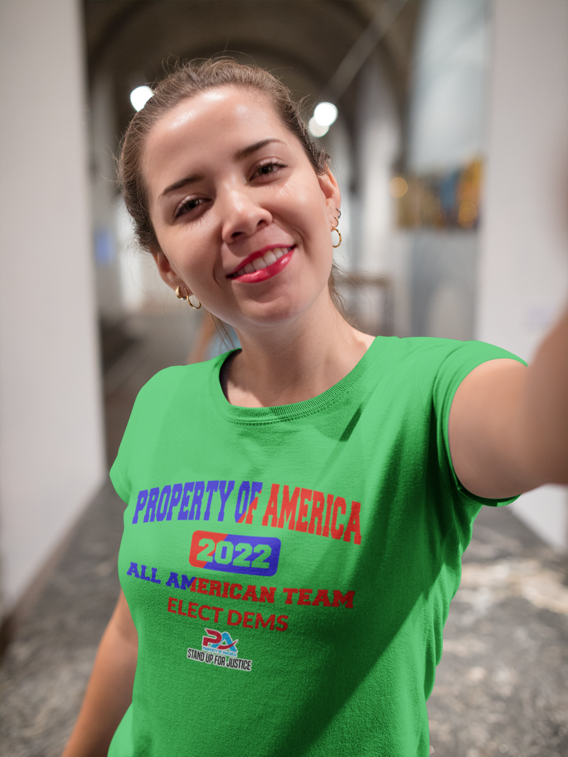 PROPERTY of AMERICA-Vote Dems ALL AMERICAN TEAM