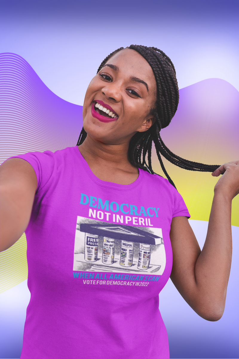 DEMOCRACY NOT IN PERIL/VOTE FOR DEMOCRACY