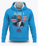 Vote for an American President who cares about you! Blue Sweatshirt